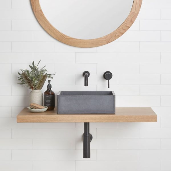 Bombo Slim Powder Room Vanity Shelf