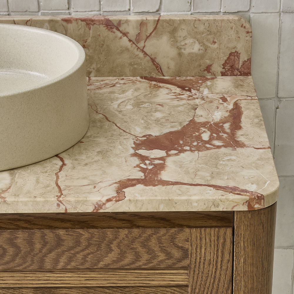 Terracotta Natural Stone Vanity Top